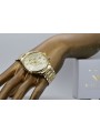 копія годинника із золота 14 карат 585 проби з браслетом Geneve mw005ydg&mbw006y