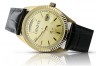 Чоловічий жіночий годинник Geneve з жовтого золота 14 карат mw013y