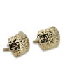 Gold earrings ★ zlotychlopak.pl ★ Gold sample 585 333 Low price!