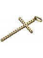 Golden Catholic Cross ★ russiangold.com ★ Gold 585 333 Low price