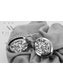 "Authentic Vintage 14K Rose Gold Setting Drop Earrings" vec114