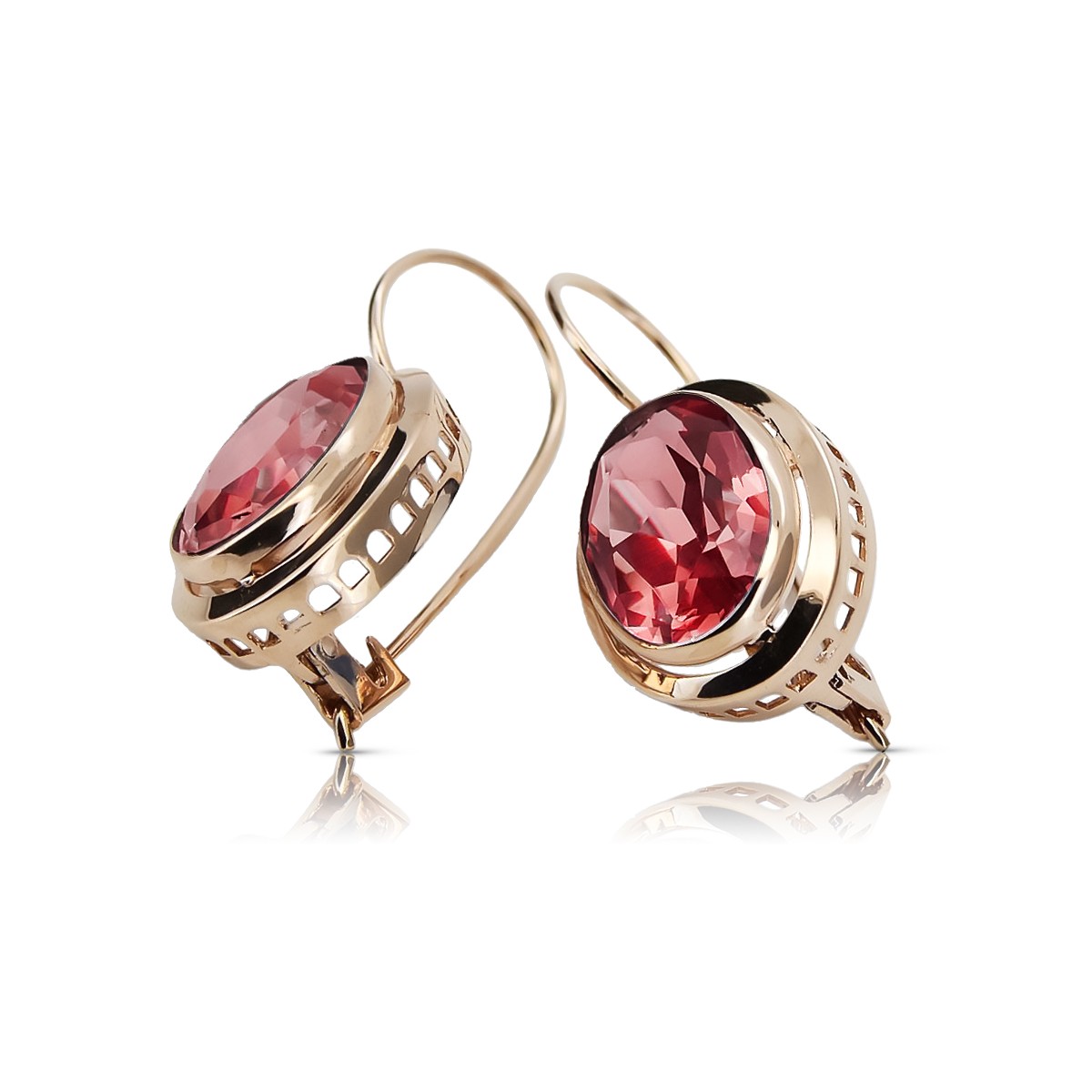 Semi-circular Ruby Earrings, रूबी की बालियां, रूबी इयररिंग, माणिक की कान की  बाली - Elixir Jewels Private Limited, Pune | ID: 2850361987833