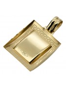 Gold Mary Medaillon Ikone Anhänger ★ zlotychlopak.pl ★ Gold 585 333 niedriger Preis