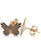 Pendientes de oro zlotychlopak.pl Muestra de ★ oro 585 333 ¡★ Precio bajo!