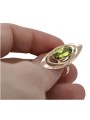 Exclusiv Inel din Aur Roz 14k cu Peridot Galben, stil vechi vrc189 Vintage