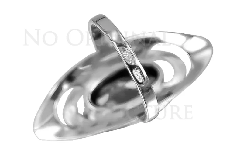 Bague russe en argent 925, sertissage vrc189s