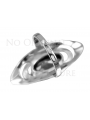 Bague russe en argent 925, sertissage vrc189s