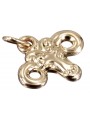 Oryginalny Aries wisiorek Vintage Bez Kamieni z 14k różowego złota  vzp008