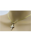 copia del colgante cruz católica dorada 14k 585 ctc095y