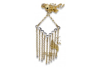"Luxurious 14K Rose Gold Earrings - Authentic Italian Craftsmanship" cen042yw
