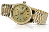 Reloj de hombre en oro de 14k con pulsera Geneve mw013ydy&mbw006yo