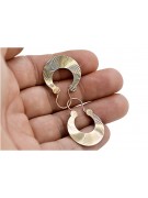 "Vintage Gipsy Style 14k Rose Gold Earrings - Original and No Stones" ven037