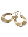 "Vintage Gipsy Style 14k Rose Gold Earrings - Original and No Stones" ven037