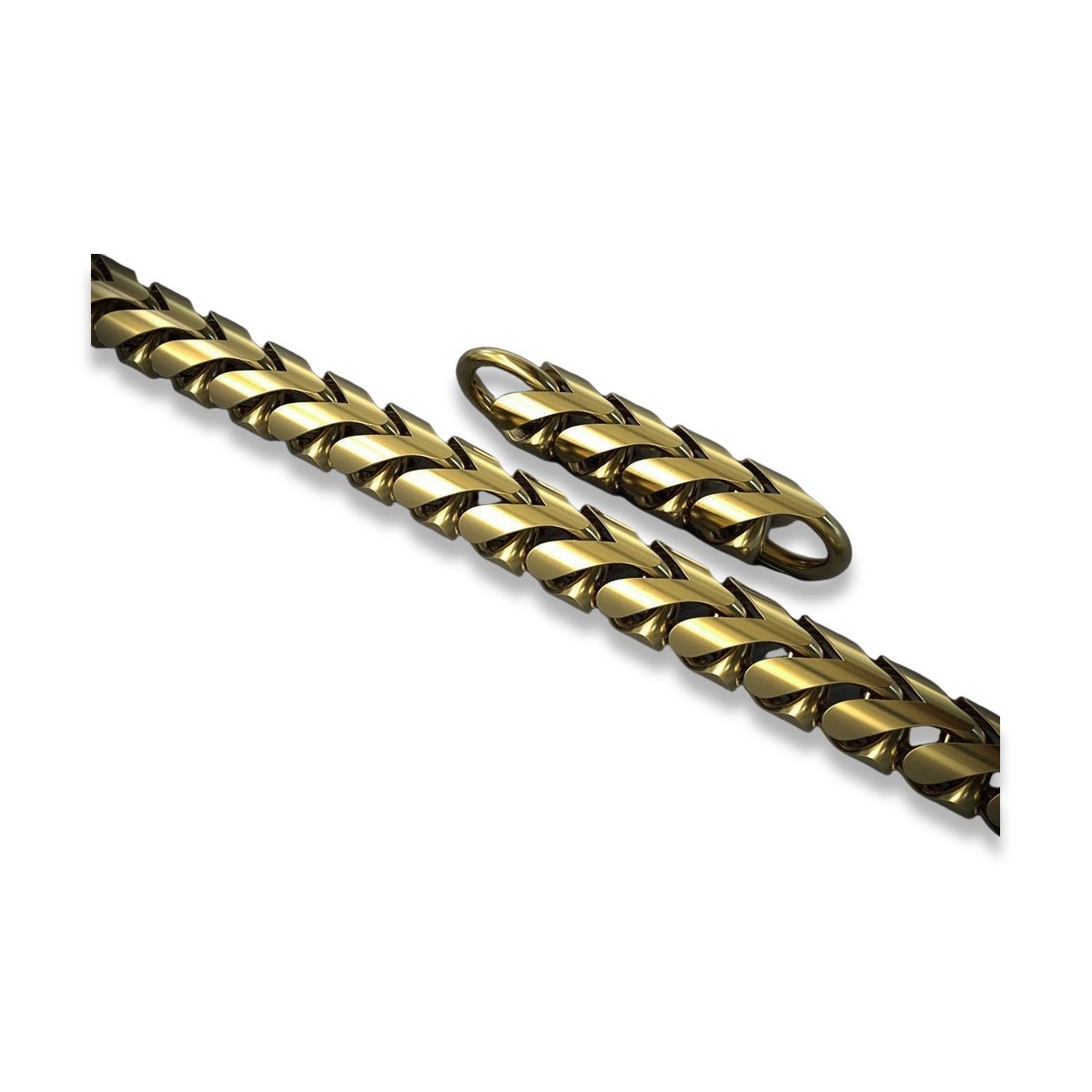 copy of Gold, Solver, Gold plated chain cc059stl
