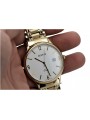Złoty zegarek męski 14k 585 z bransoletą Geneve mw017ydw&mbw006y