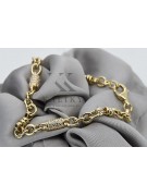 Bracelet en or jaune 14 carats ★ https://zlotychlopak.pl/fr/ ★ Or 585 333 Pas cher