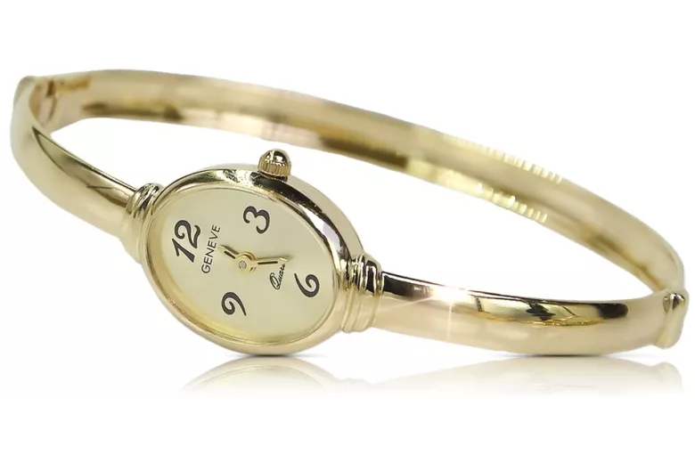 Reloj ★ de oro para damas zlotychlopak.pl Pureza de oro 585 333 ¡★ Precio bajo!