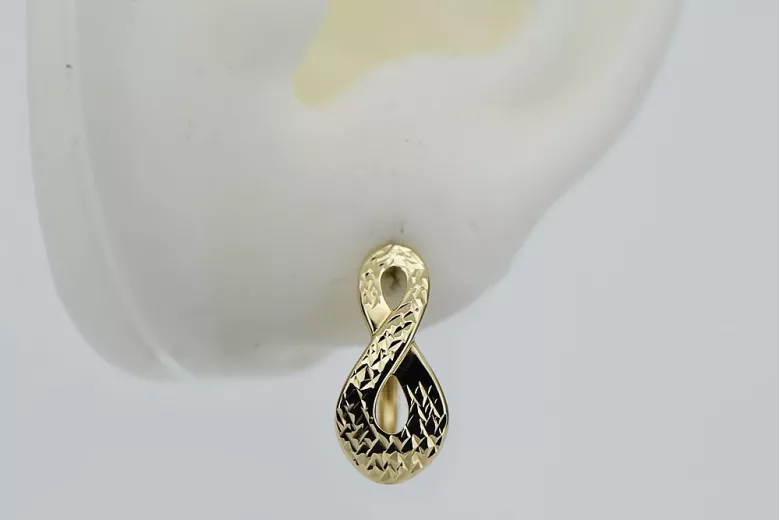 Pendientes de oro de 14k ★ https://zlotychlopak.pl/es/ ★ Oro 585 333 ¡Barato!