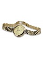 Красив дамски часовник 14k злато Geneve lw048y