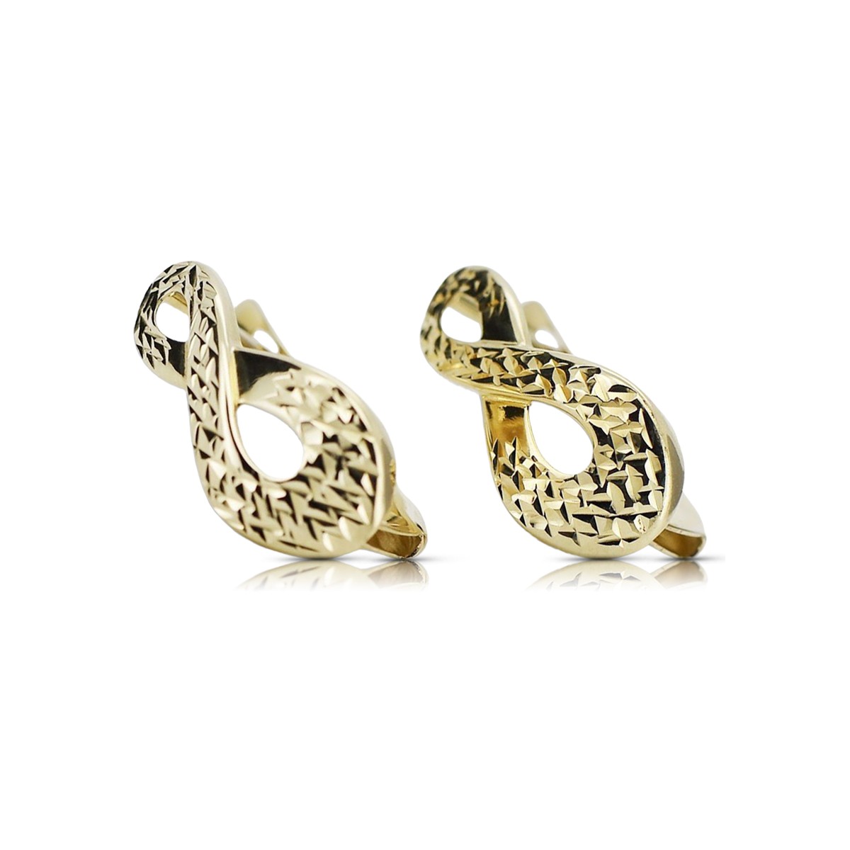 Pendientes de oro de 14k ★ https://zlotychlopak.pl/es/ ★ Oro 585 333 ¡Barato!