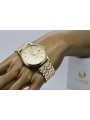 Reloj Atlantic de oro 14k 585 con pulsera para hombre mw003y&mbw007y