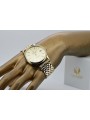 Złoty zegarek Atlantic 14k 585 z bransoletą męski mw003y&mbw008y