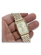 Gold men's watch Geneve ★ zlotychlopak.pl ★ Gold purity 585 333 Low Price!