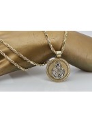 copie du pendentif doré Bizia Maryjka Notre-Dame avec un maillon de chaîne pm027y&cc020y