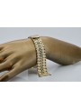 Yellow 14k gold man's Rolex style watch bracelet mbw019yo