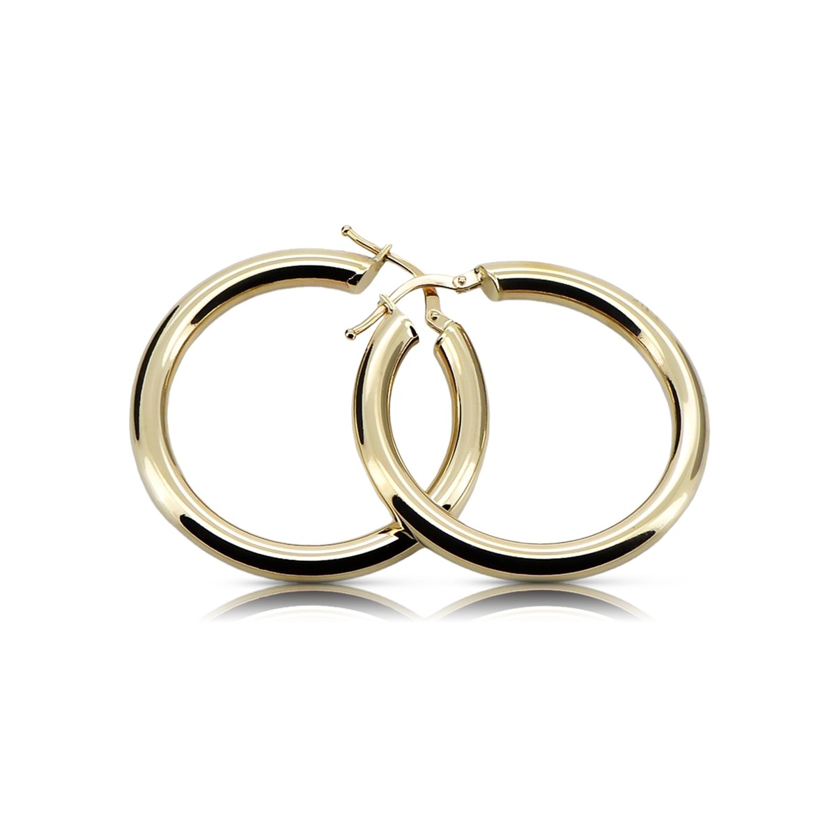 Boucles d'oreilles en or ★ https://zlotychlopak.pl/fr/ ★ Échantillon d'or 585 333 Prix bas !