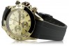 Yellow 14k 585 gold men's Geneve watch Rolex style mw014ydy
