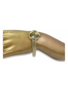 copie de la magnifique montre pour femme Geneve Lw011y en or 14 carats