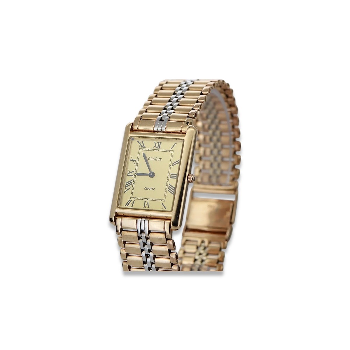 Reloj ruso soviético de oro rosa para hombre Geneve mw069rw