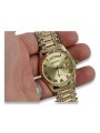 Prześliczny złoty zegarek damski 14k 585 Geneve mw013ydg&mbw006yo-f