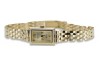 Желтое золото 14 карат красивые женские часы Geneve Lady Gift lw018y низкая цена!