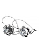 Silver 925 zircon earrings vec035s Vintage