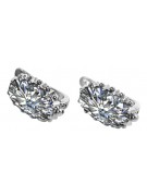 Boucles d'oreilles Vintage en argent 925 et zircon, vec174s