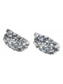 Cercei vintage cu zircon din argint 925 vec174s