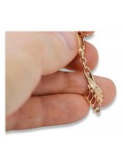 "14k 585 Gold Vintage Blatt Ohrringe in Originales Vintage-Roségold ohne Steine" ven215