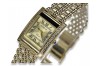 Жълт 14-каратов златен часовник Lady Geneve lw035yy&lbw001y