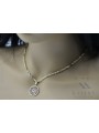 Colgante de estilo griego y cadena Corda Figaro de oro de 14 k cpn020yw&cc004y8g