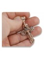 Gold Orthodox Cross ★ russiangold.com ★ Gold 585 333 Low price