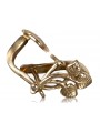 "No Stone Original Vintage 14K Rose Gold Leaf Earrings" ven039