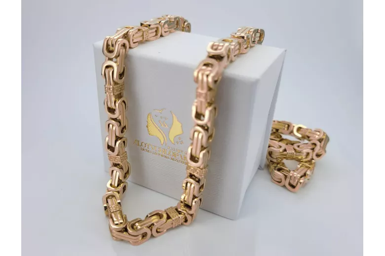 Yellow 14k gold Bizantine chain ★ russiangold.com ★ Gold 585 333 Low price