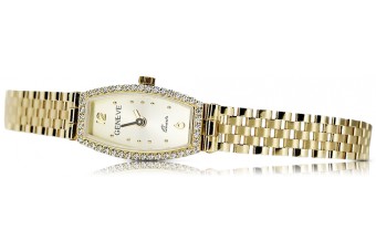 Ceas Geneve din aur galben de 14k 585 lw100y