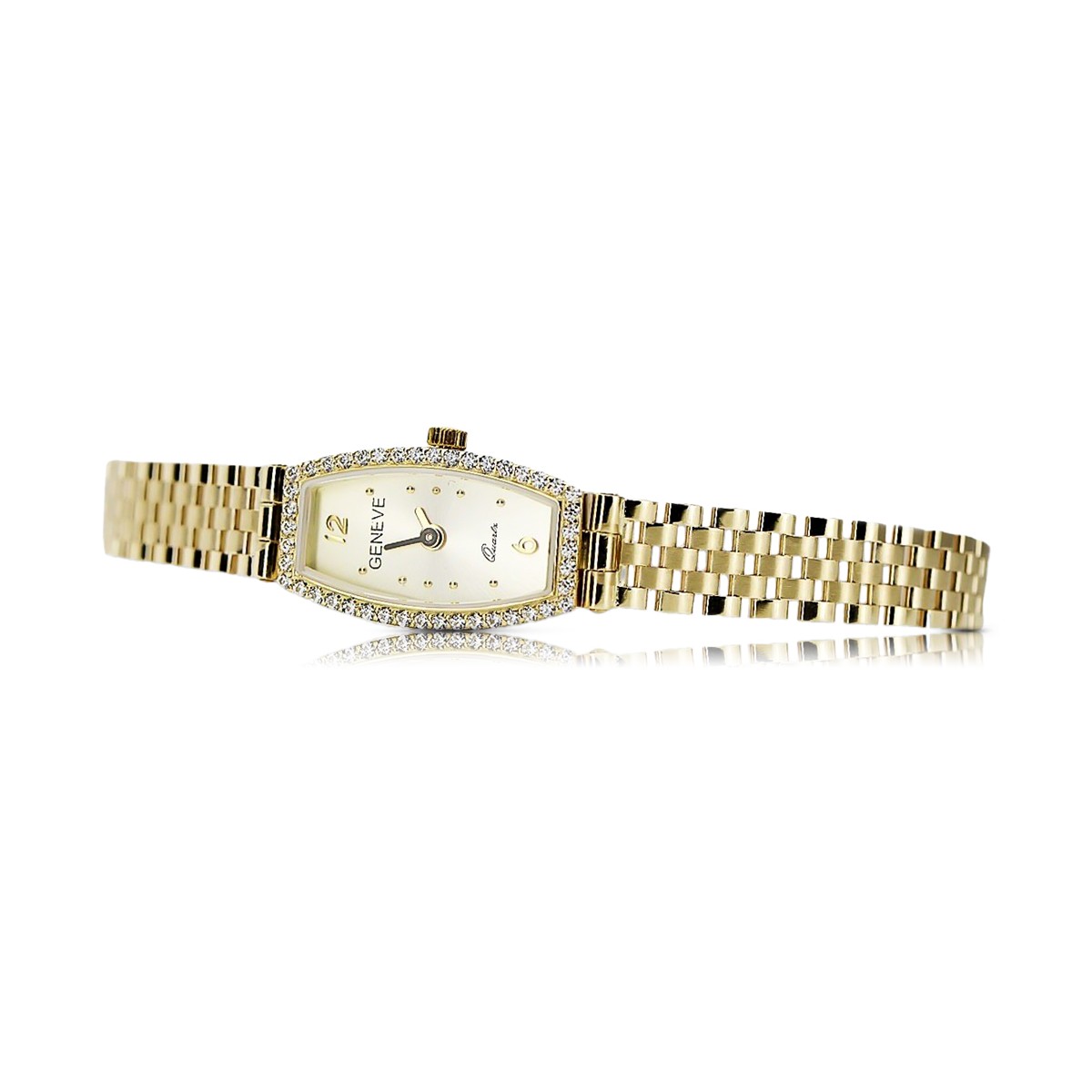 Gold Ladies Watch ★ Zlotychlopak.pl ★ Gold Pureity 585 333 ¡Bajo precio!