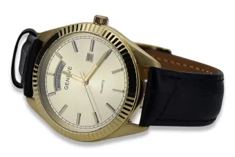 copy of Мужские женские часы Geneve из желтого золота 14 карат mw013y