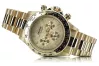 copy of Желтые 14k 585 золотые мужские часы Geneve mw014ydbr&mbw015y