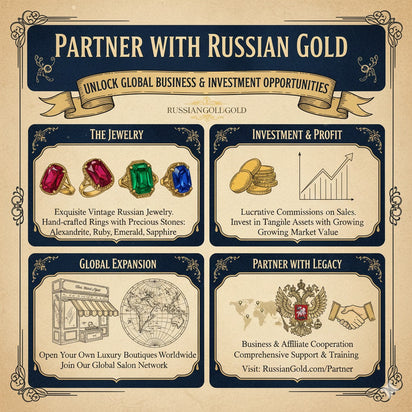 RussianGold – Soviet Vintage Gold Jewelry | Authentic Style ...