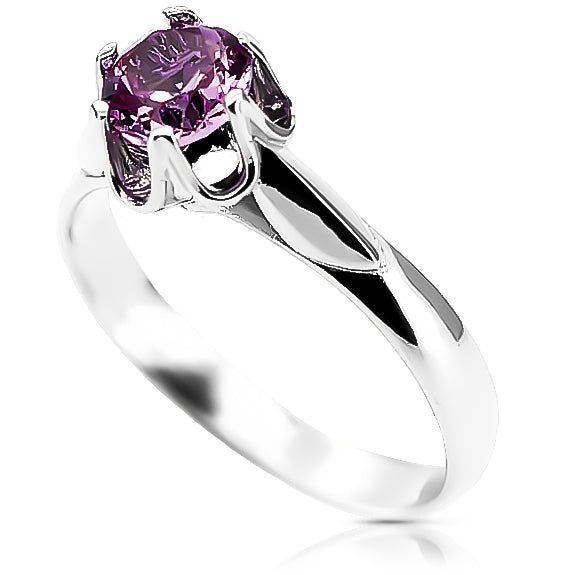 Silver 925 Amethyst ring vrc122s Vintage vrc122s-am